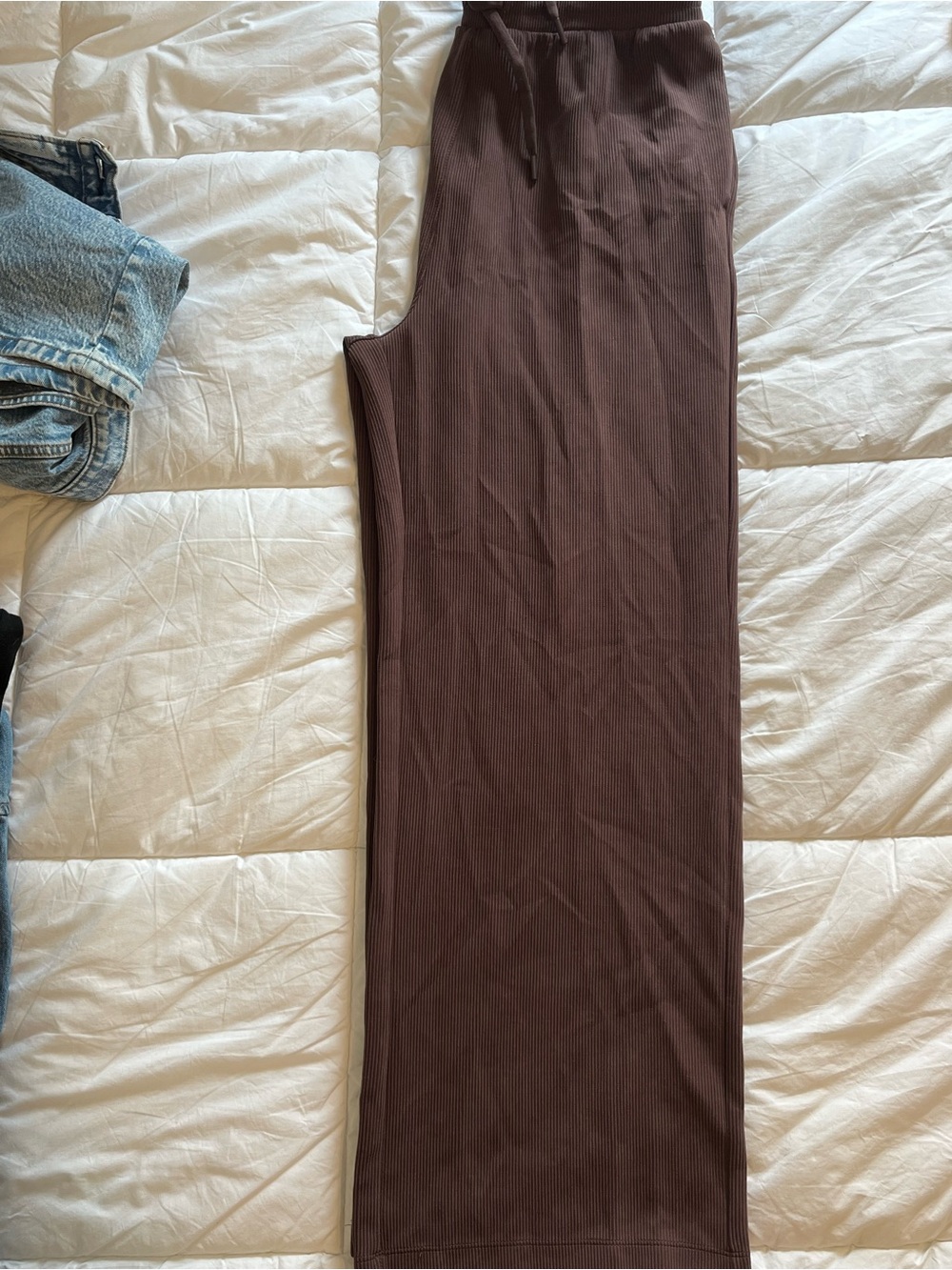 all in motion Brown Wide Leg Ribbed Pants